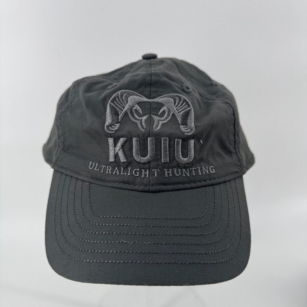 KUIU Ultralight Hunting Baseball Hat Gray Embroidered Adjustable Strap One Size